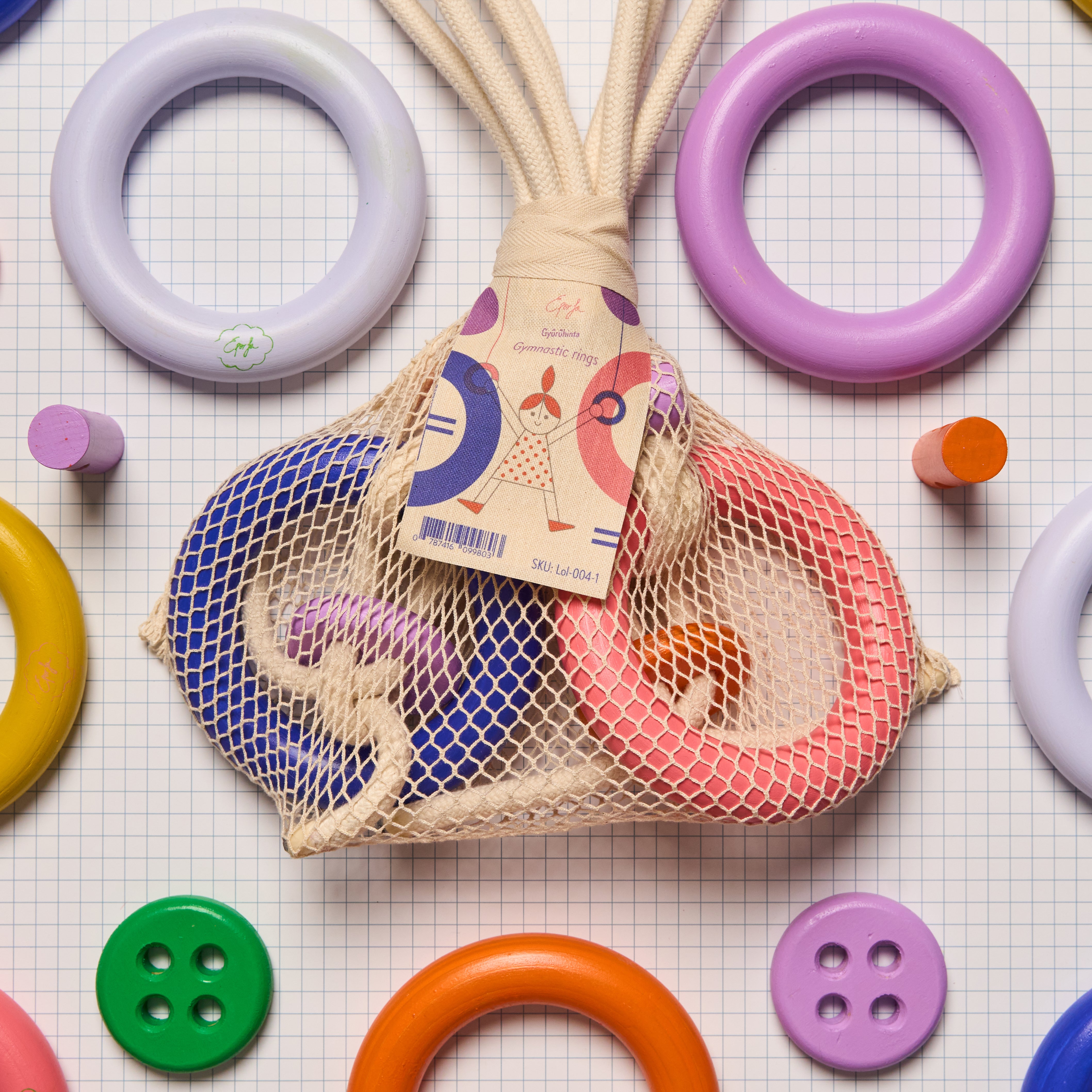 Gymnastic rings - Green